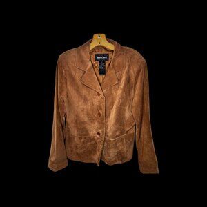 Brandon Thomas 100% Genuine Leather Jacket Brown Size Large